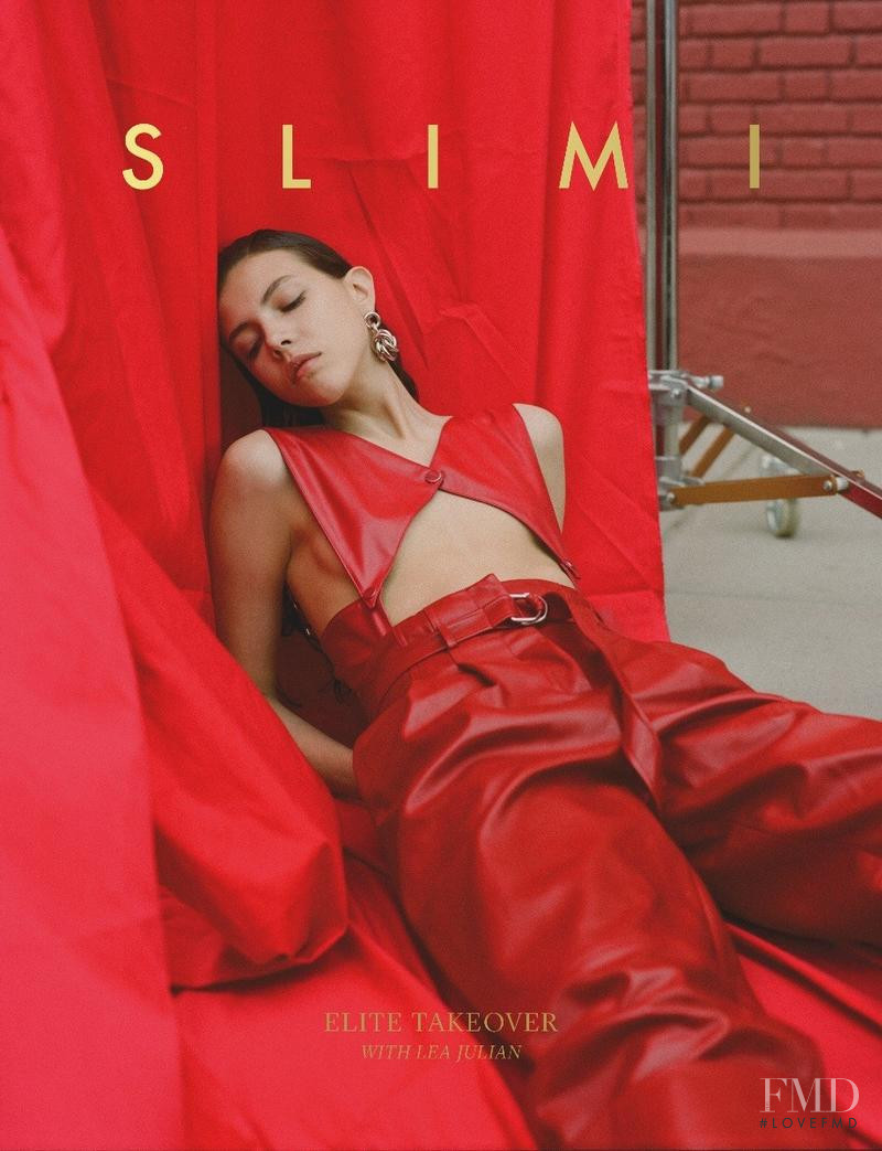 Lea Julian featured on the Slimi cover from September 2017