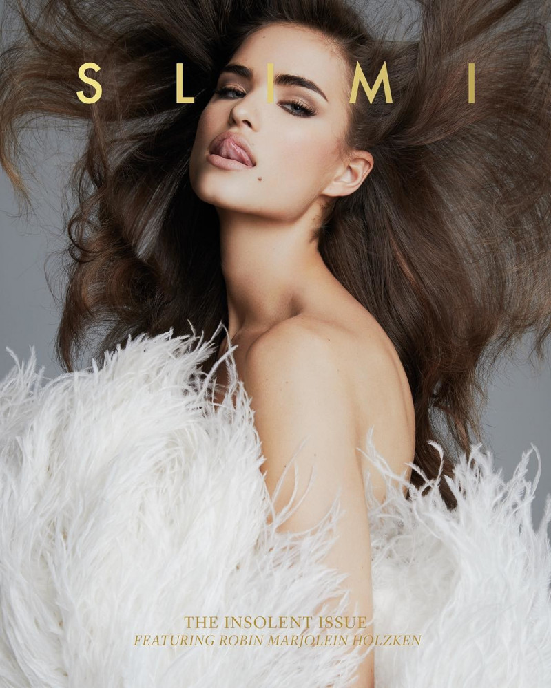 Robin Holzken featured on the Slim cover from July 2018