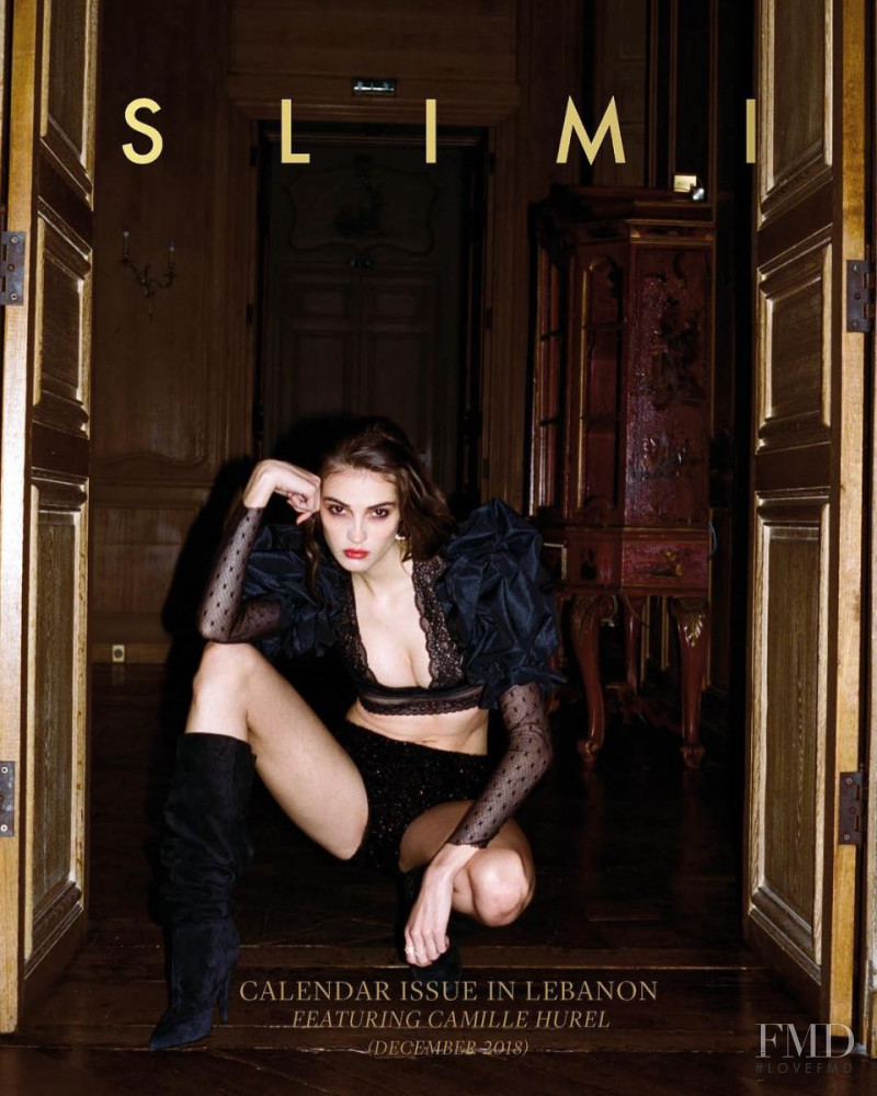 Camille Hurel featured on the Slimi cover from March 2018