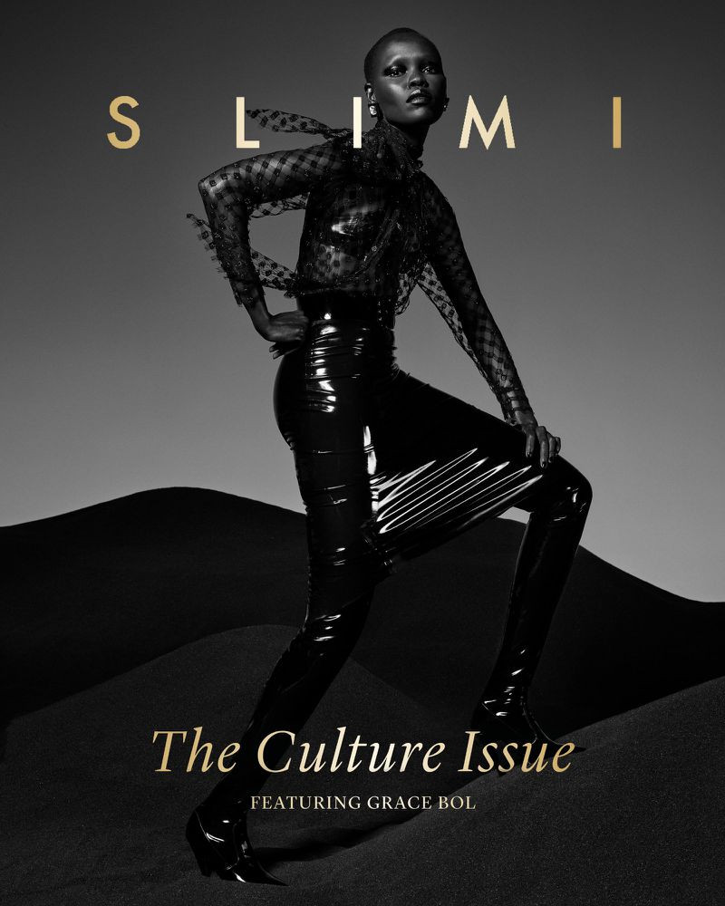 Grace Bol featured on the Slimi cover from October 2020