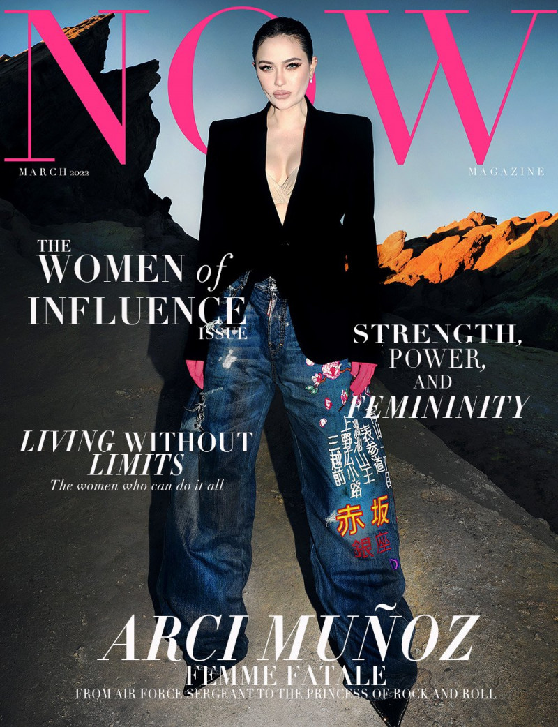 Arci Muñoz featured on the NOW screen from March 2022