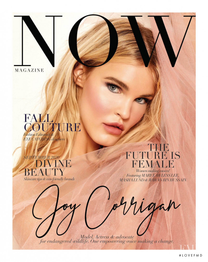 Joy Elizabeth Corrigan featured on the NOW screen from October 2020