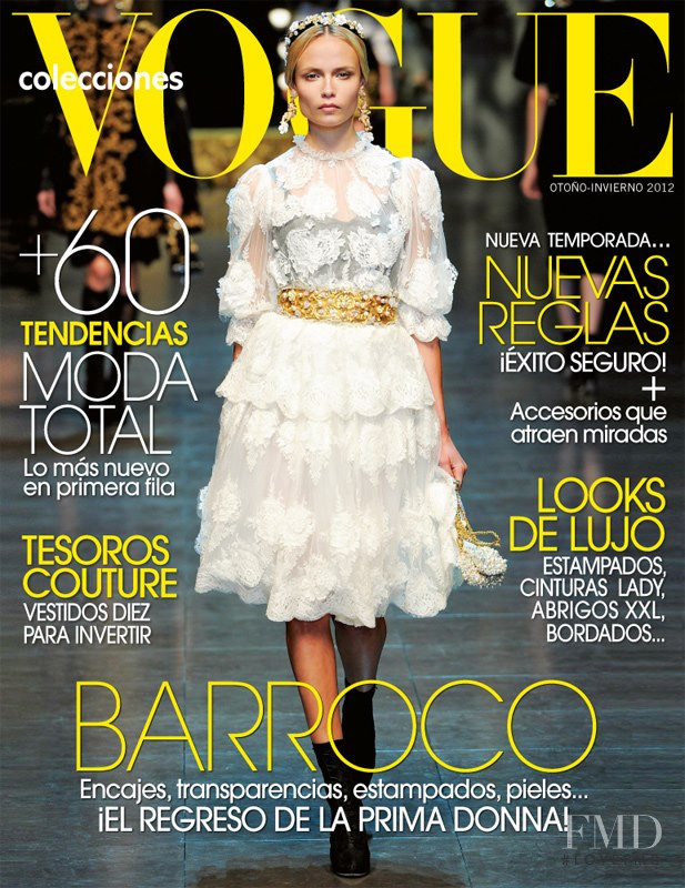 Natasha Poly featured on the Vogue Collection Spain cover from September 2012