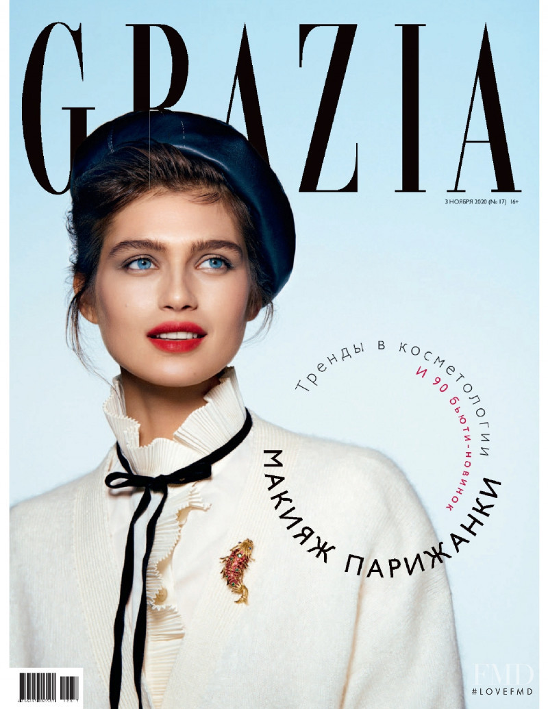  featured on the Grazia Russia cover from November 2020