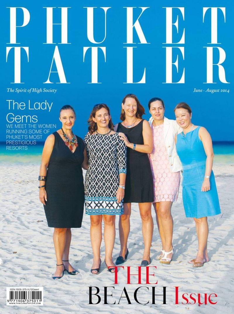  featured on the Phuket Tatler cover from June 2014