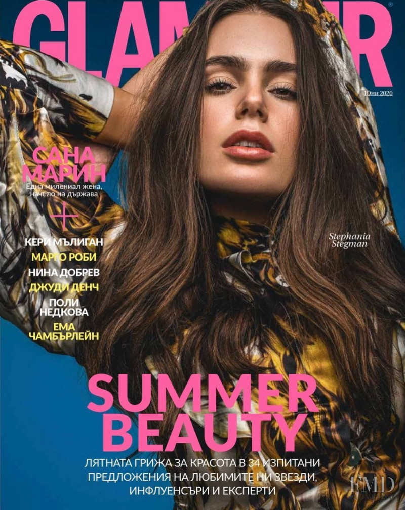  featured on the Glamour Bulgaria cover from June 2020