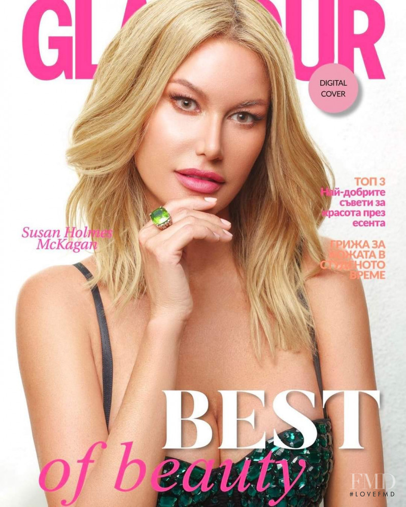 Susan Holmes featured on the Glamour Bulgaria cover from November 2020