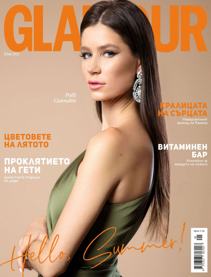 Polli Cannabis featured on the Glamour Bulgaria cover from June 2022