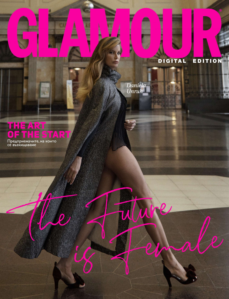 Daniela Unruh featured on the Glamour Bulgaria cover from June 2022