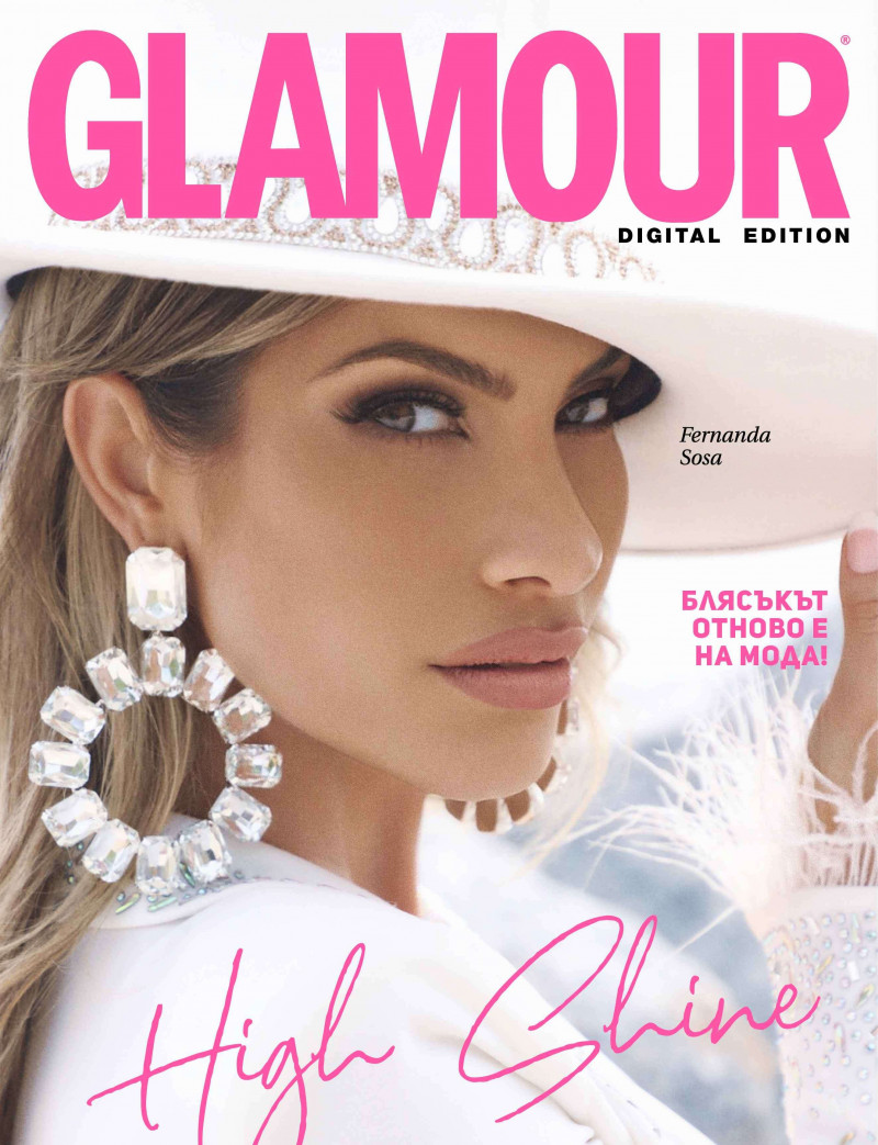 Fernanda Sosa featured on the Glamour Bulgaria cover from February 2023