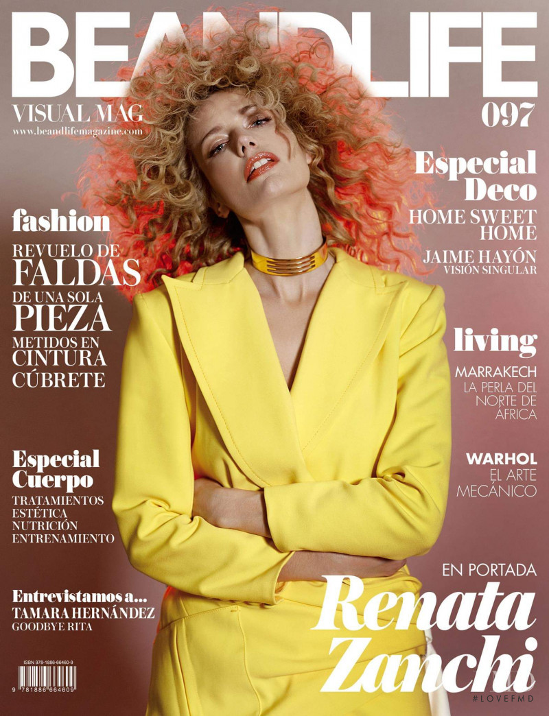 Renata Zanchi featured on the BeAndLife cover from July 2018