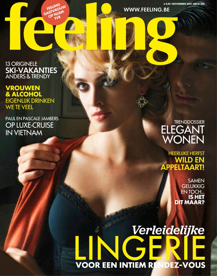 Kjell Bracke featured on the Feeling cover from November 2011