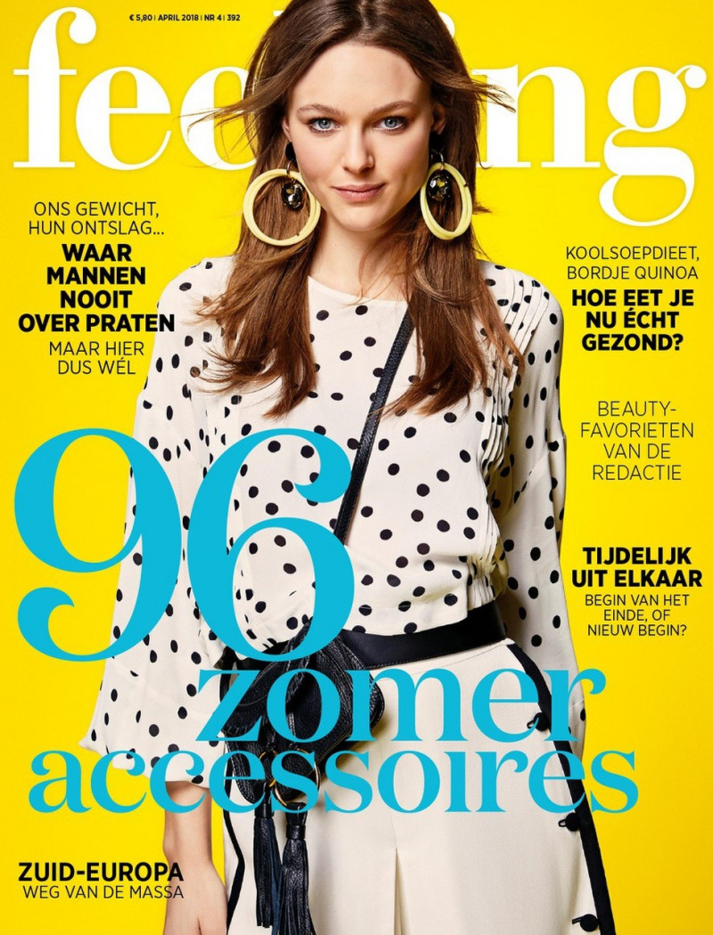 Anais Garnier featured on the Feeling cover from April 2018