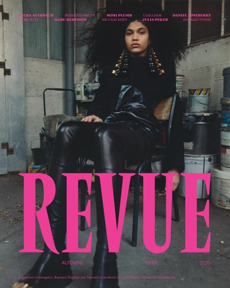 Raynara Negrine featured on the Revue cover from September 2020