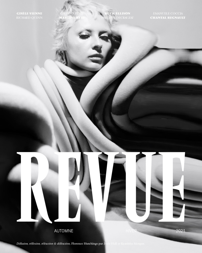 Florence Hutchings featured on the Revue cover from September 2021