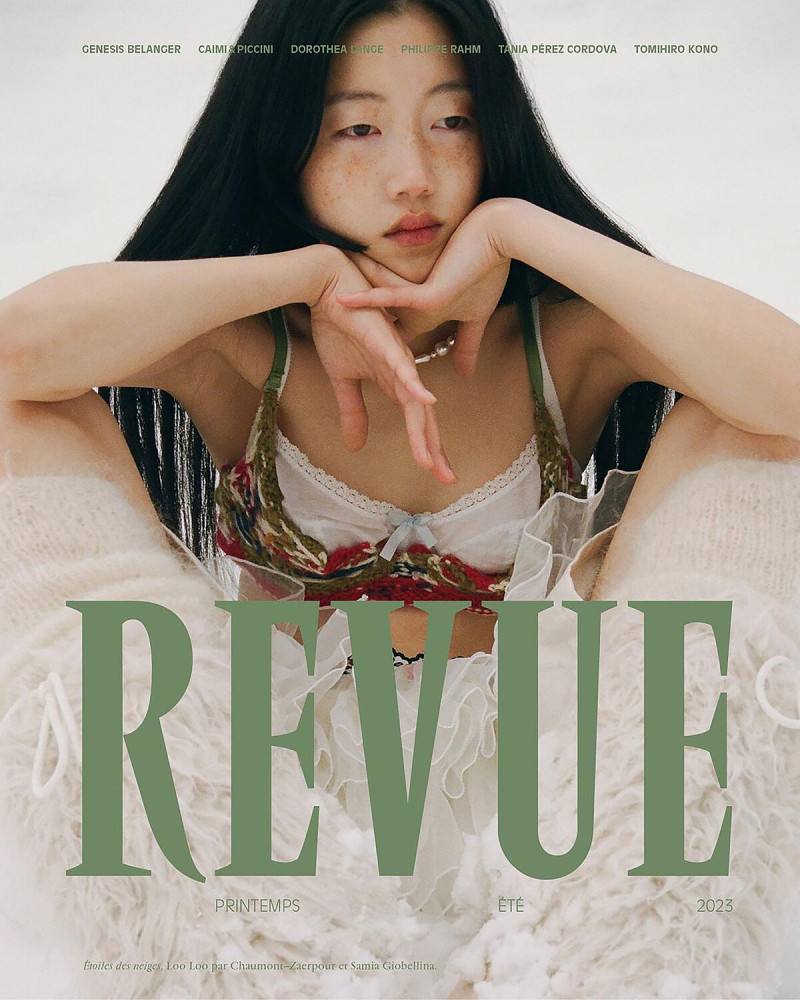 Looloo featured on the Revue cover from March 2023