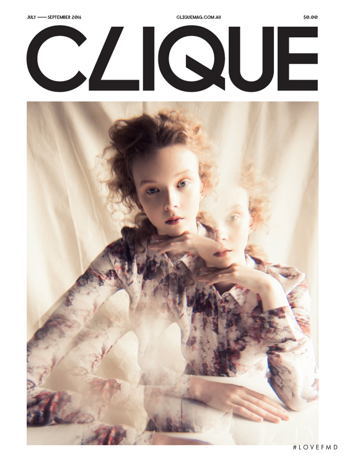 Lily Nova featured on the Clique cover from July 2016