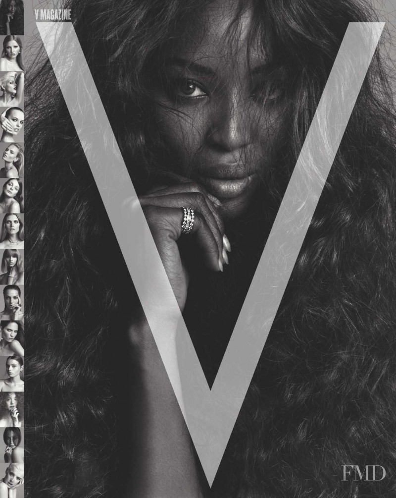 Naomi Campbell featured on the V Magazine cover from September 2008