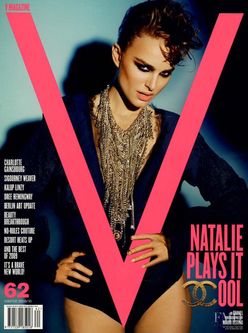 Natalie Portman featured on the V Magazine cover from December 2009