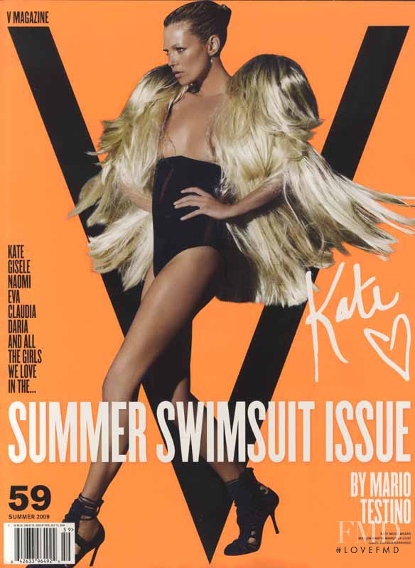 Kate Moss featured on the V Magazine cover from June 2009