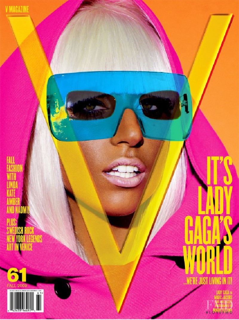 Lady Gaga featured on the V Magazine cover from September 2009