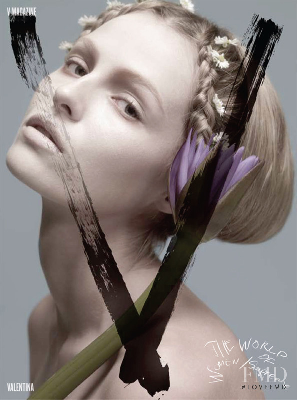 Valentina Zelyaeva featured on the V Magazine cover from September 2009