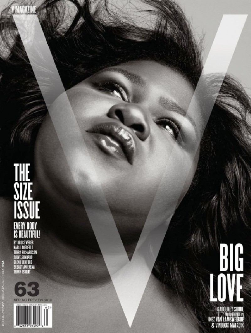  featured on the V Magazine cover from February 2010