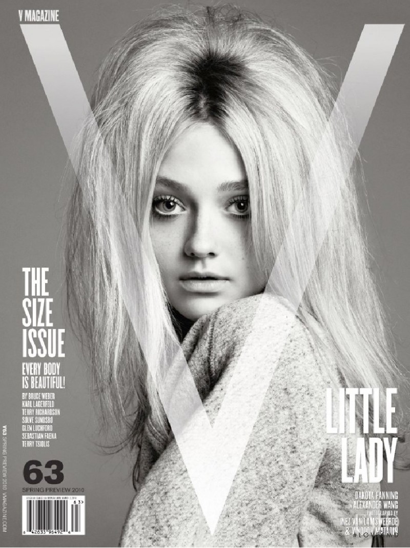  featured on the V Magazine cover from February 2010