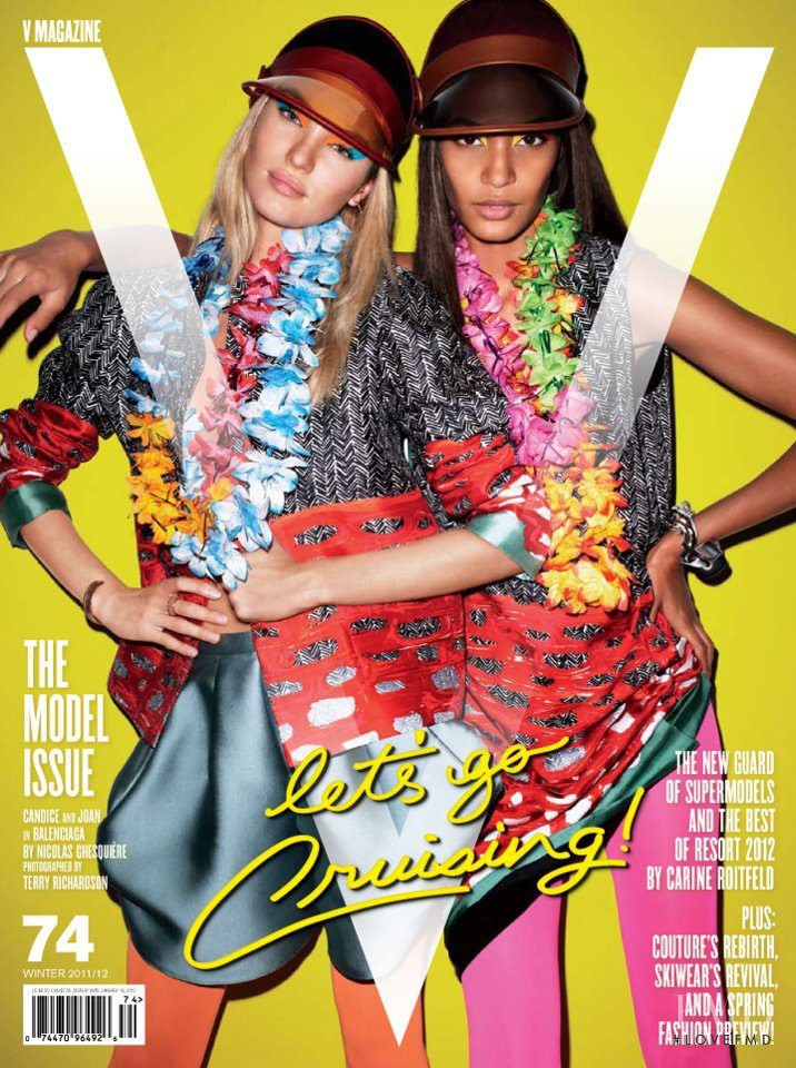 Candice Swanepoel, Joan Smalls featured on the V Magazine cover from December 2011