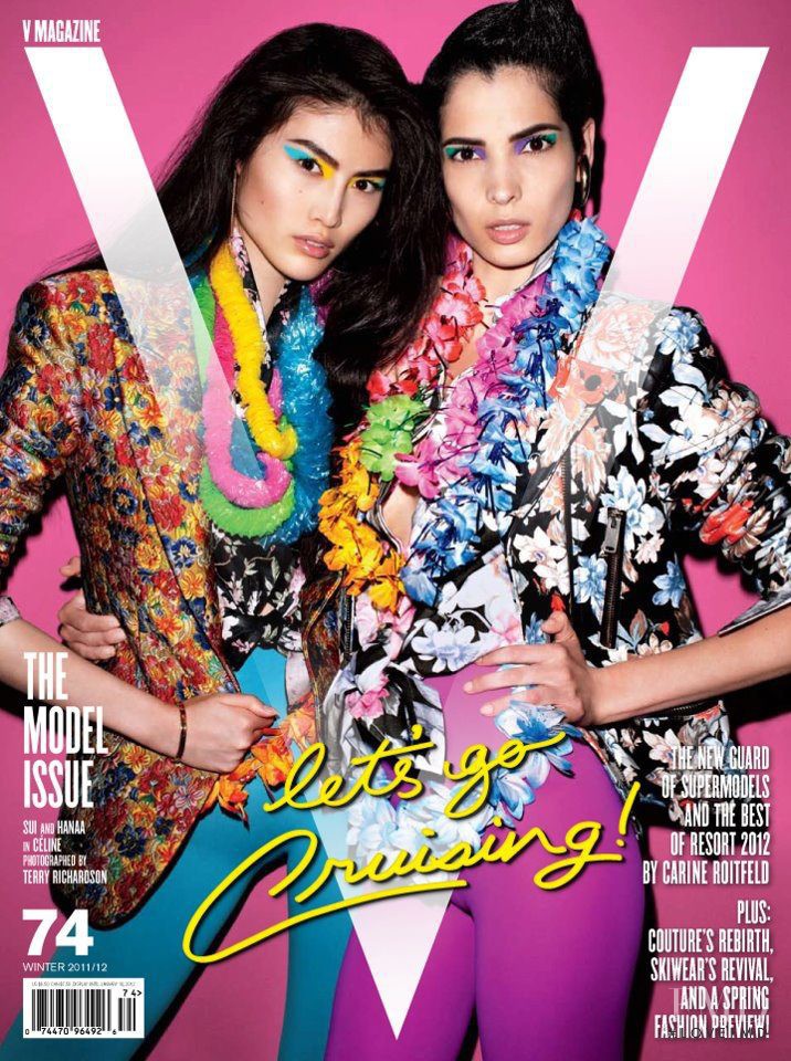 Sui He, Hanaa Ben Abdesslem featured on the V Magazine cover from December 2011