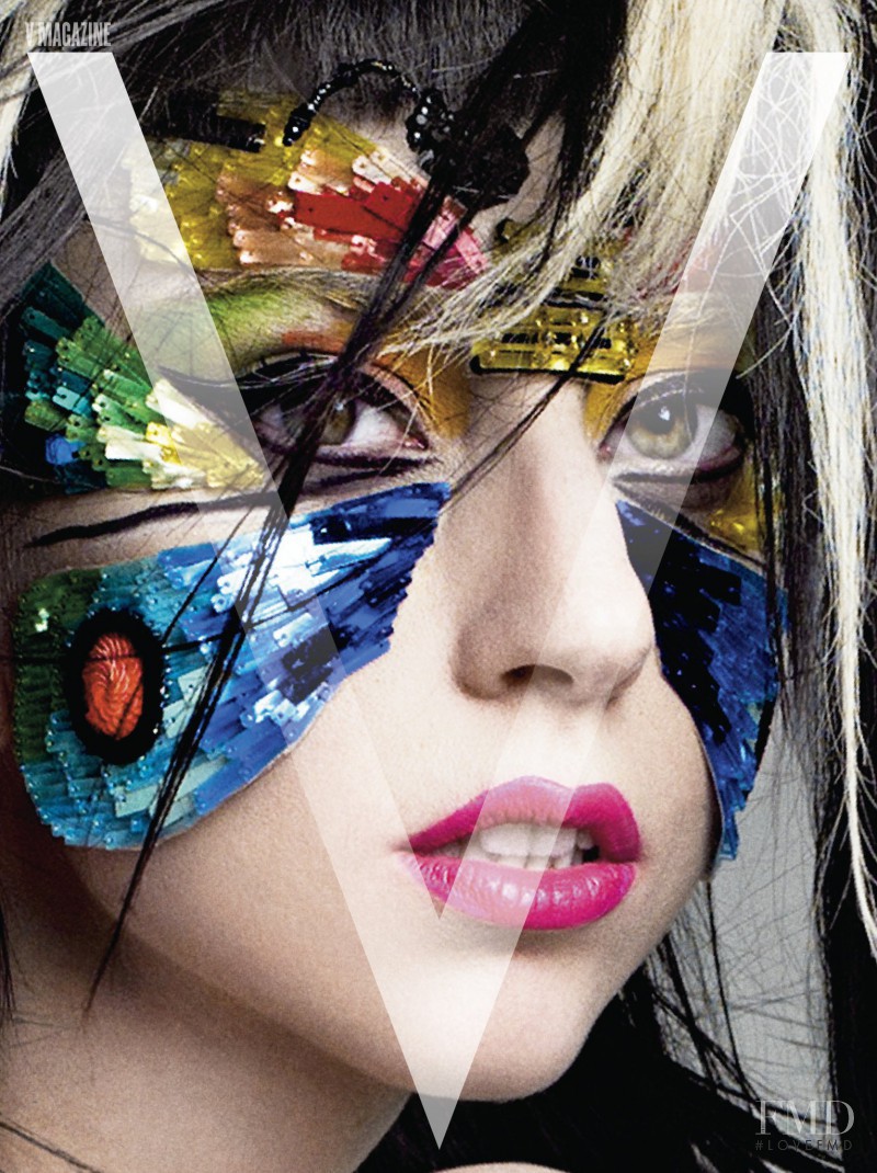 Lady Gaga featured on the V Magazine cover from June 2011