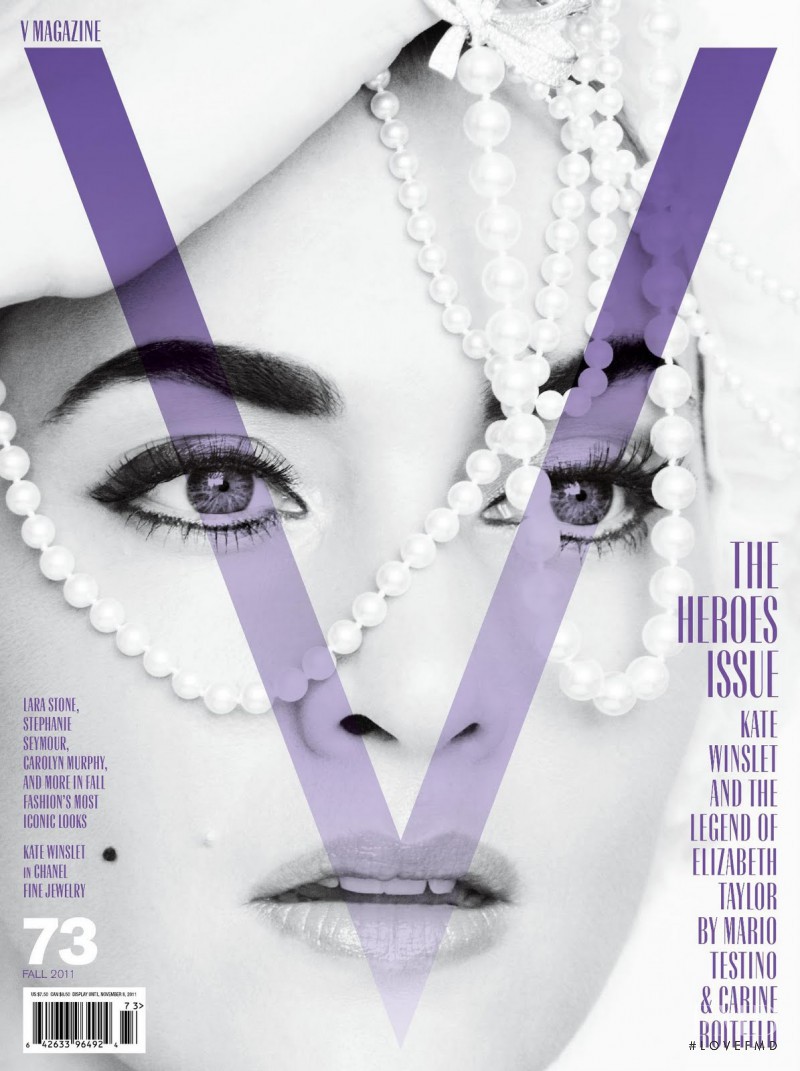 Kate Winslet featured on the V Magazine cover from September 2011