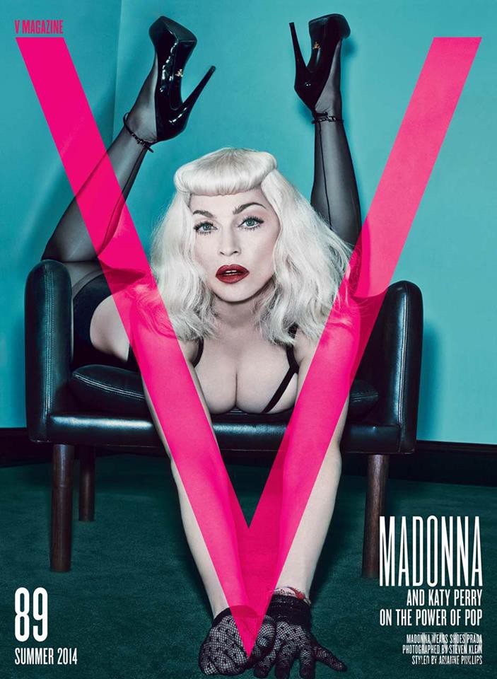 Madonna featured on the V Magazine cover from June 2014