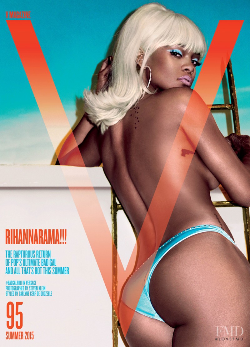 Rihanna featured on the V Magazine cover from June 2015