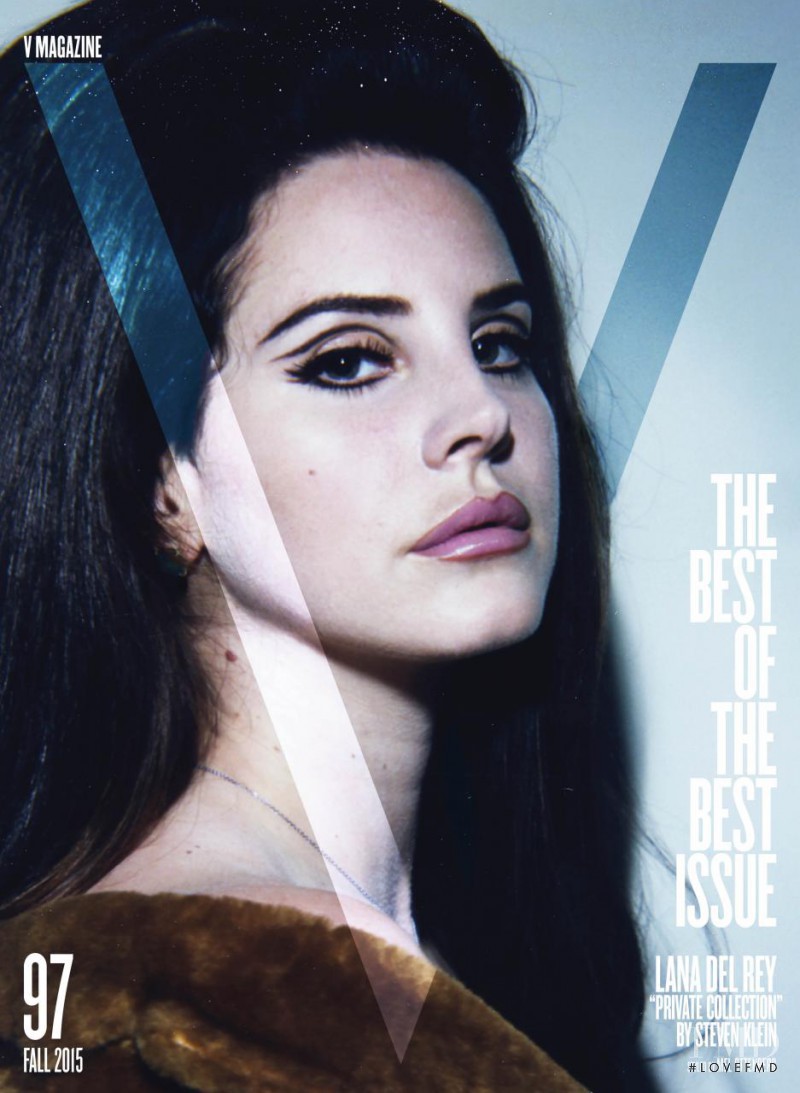 Lana Del Rey featured on the V Magazine cover from September 2015