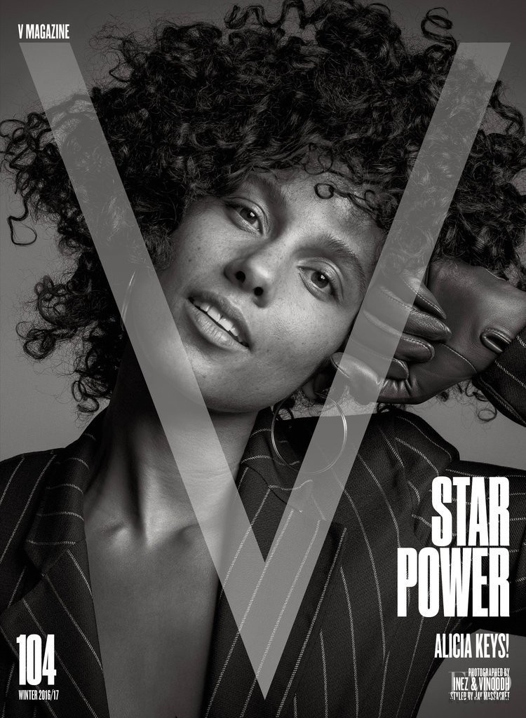  featured on the V Magazine cover from December 2016