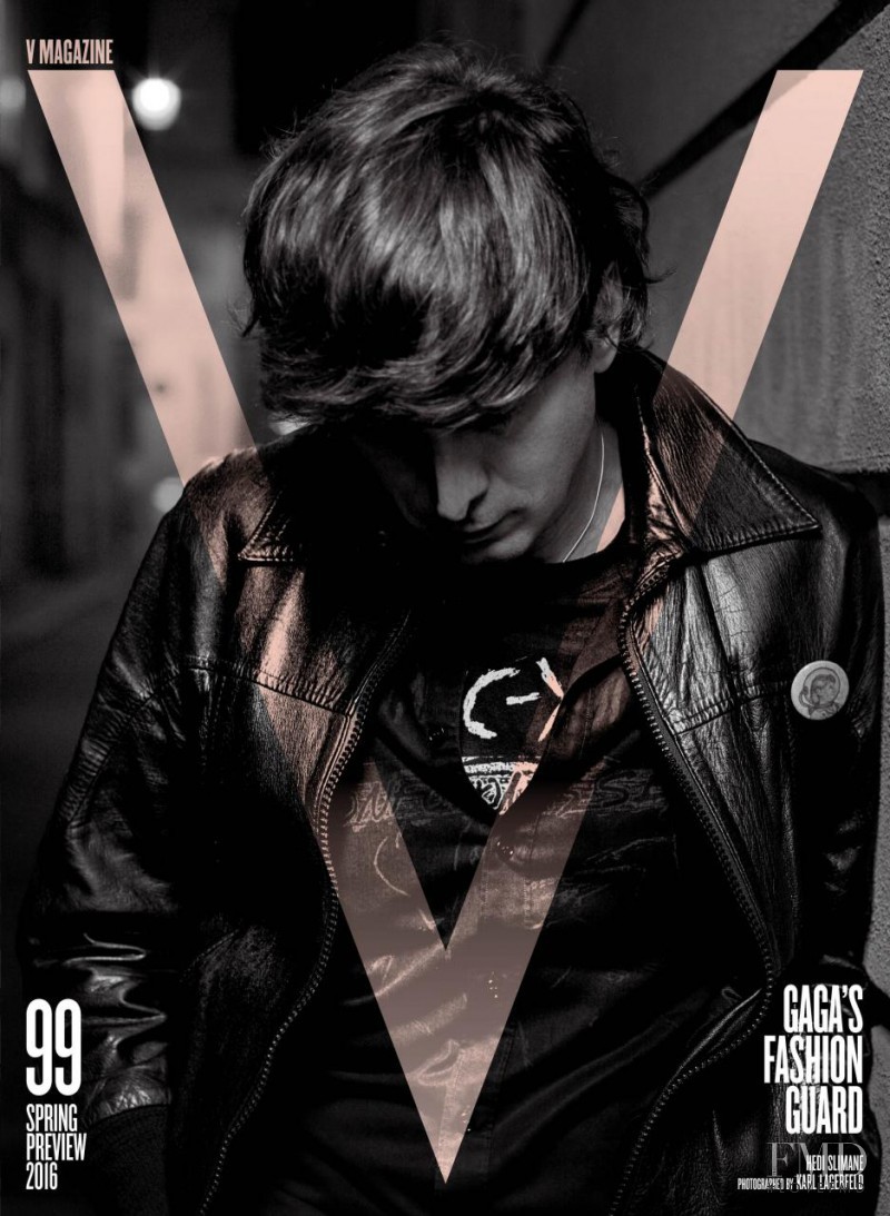 Hedi Slimane featured on the V Magazine cover from February 2016