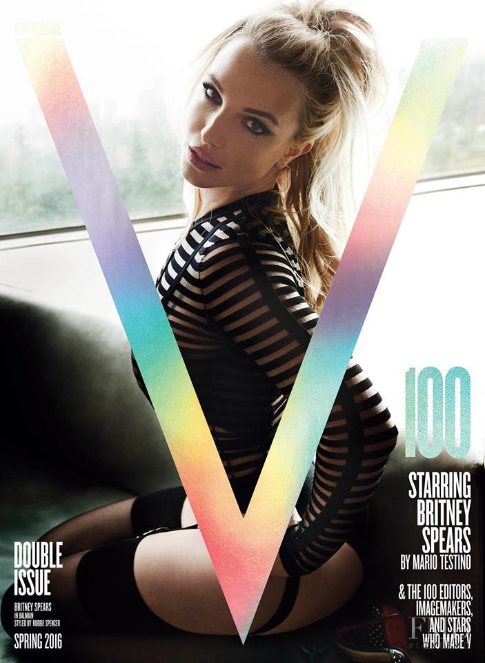 Britney Spears featured on the V Magazine cover from February 2016