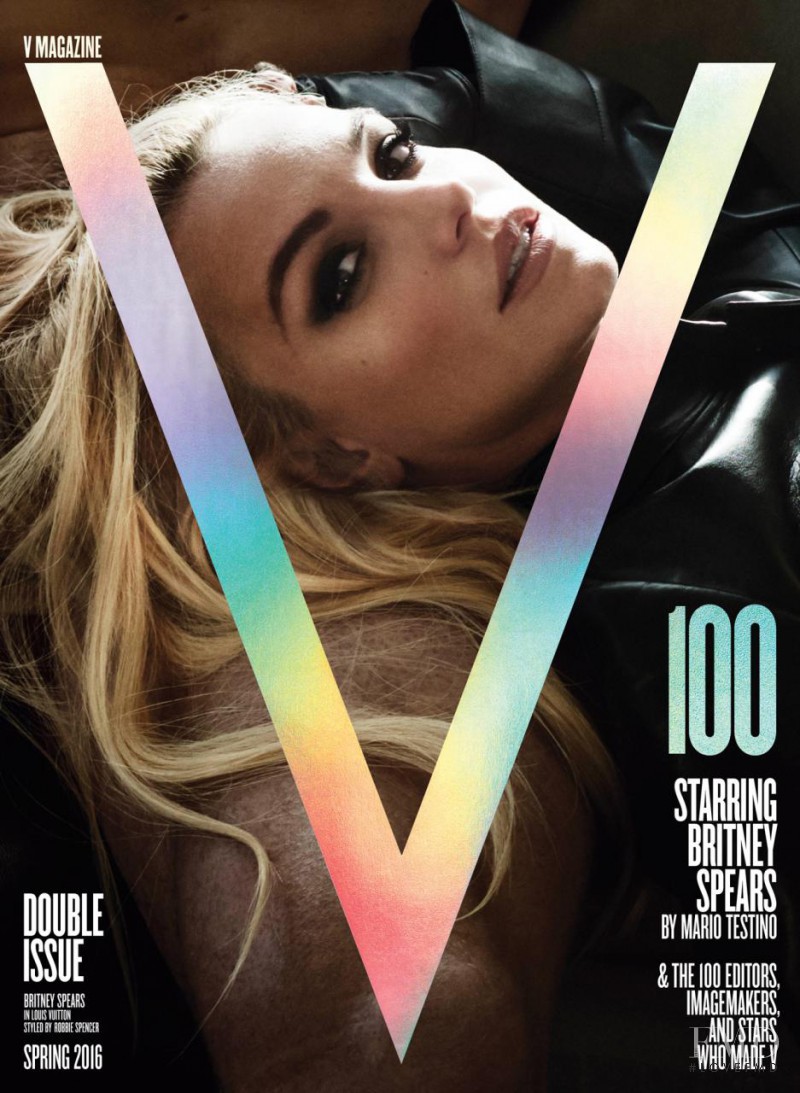 Britney Spears featured on the V Magazine cover from February 2016