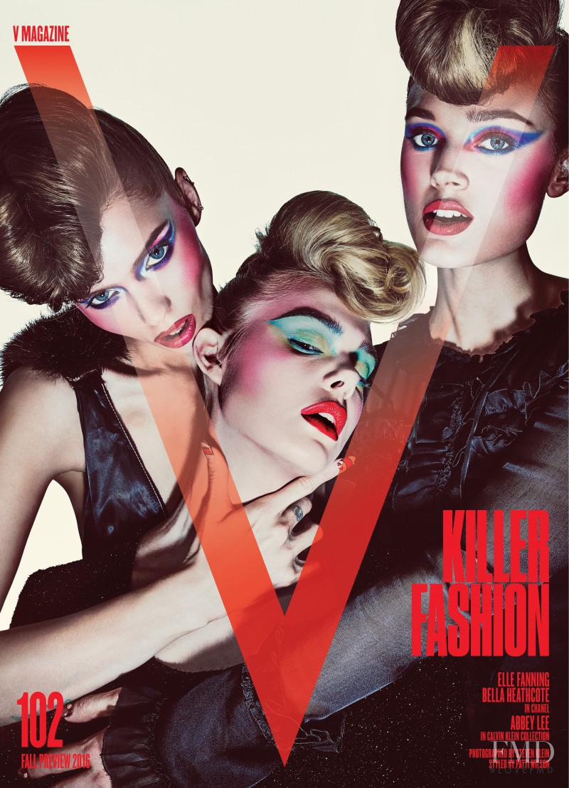 Abbey Lee Kershaw featured on the V Magazine cover from September 2016