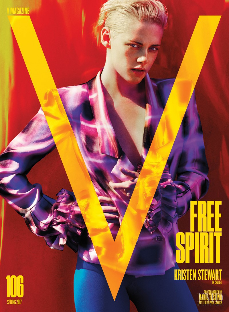 Kristen Stewart featured on the V Magazine cover from February 2017