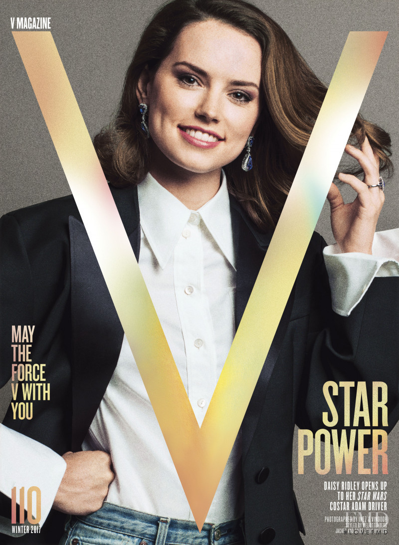 Daisy Ridley featured on the V Magazine cover from November 2017