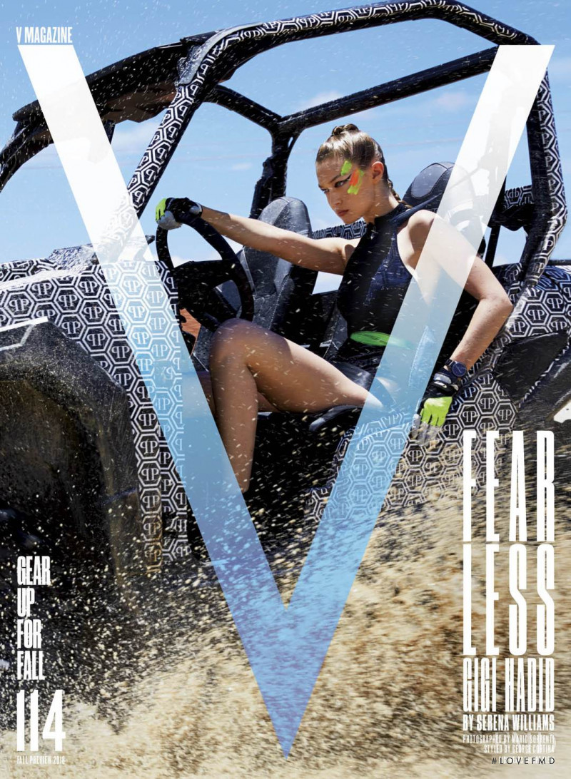 Gigi Hadid featured on the V Magazine cover from September 2018