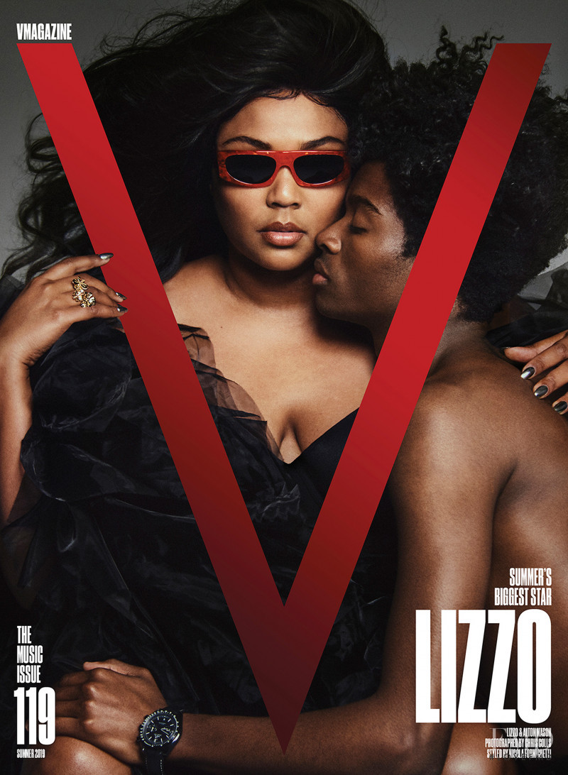 Lizzo featured on the V Magazine cover from May 2019