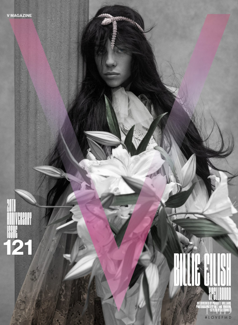 Billie Eilish featured on the V Magazine cover from September 2019