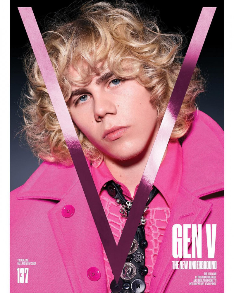  featured on the V Magazine cover from July 2022