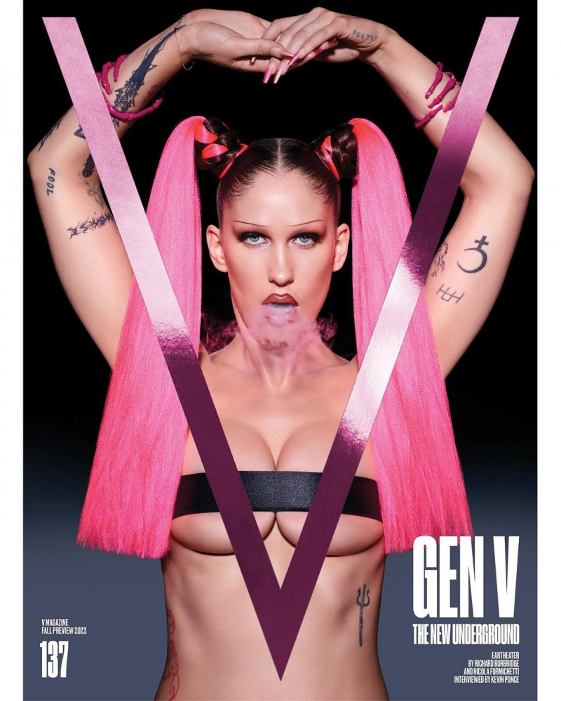  featured on the V Magazine cover from July 2022