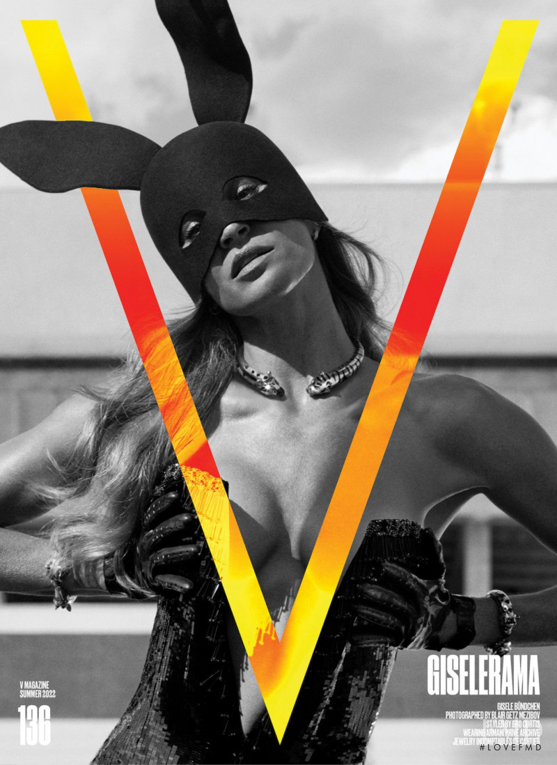 Gisele Bundchen featured on the V Magazine cover from May 2022