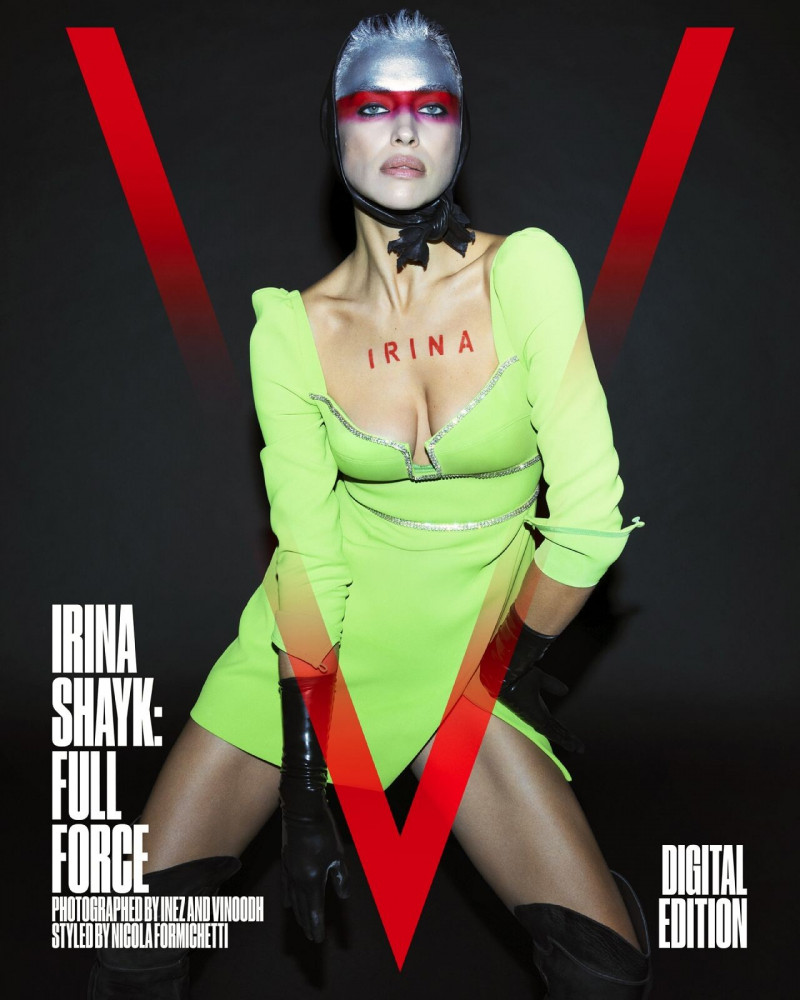 Irina Shayk featured on the V Magazine cover from November 2022