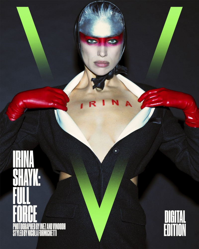 Irina Shayk featured on the V Magazine cover from November 2022